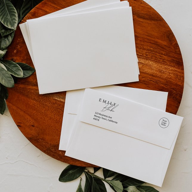 Simple Modern Business Envelope With Logo (Creator Uploaded)