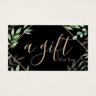 Simple & Modern Business Gift Certificate