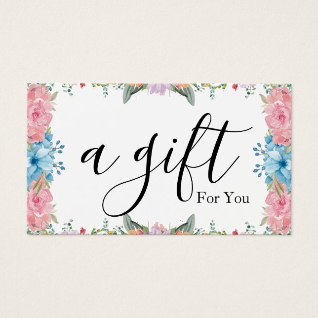Simple & Modern Business Gift Certificate (Front)