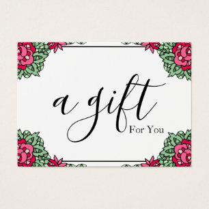 Simple & Modern Business Gift Certificate