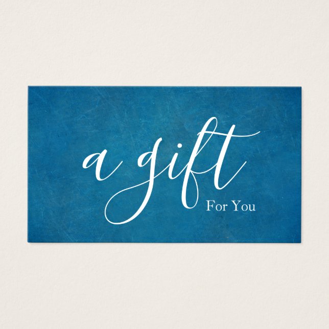 Simple & Modern Business Gift Certificate (Front)