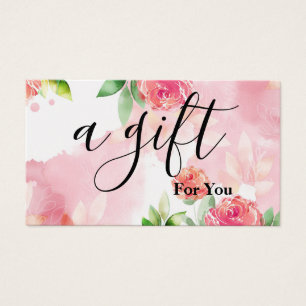 Simple & Modern Business Gift Certificate