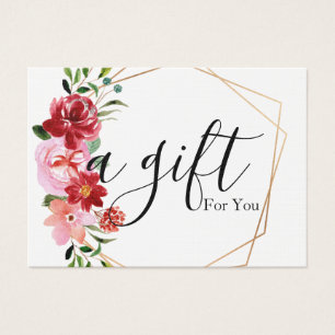 Simple & Modern Business Gift Certificate