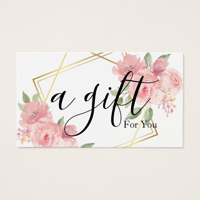 Simple & Modern Business Gift Certificate (Front)