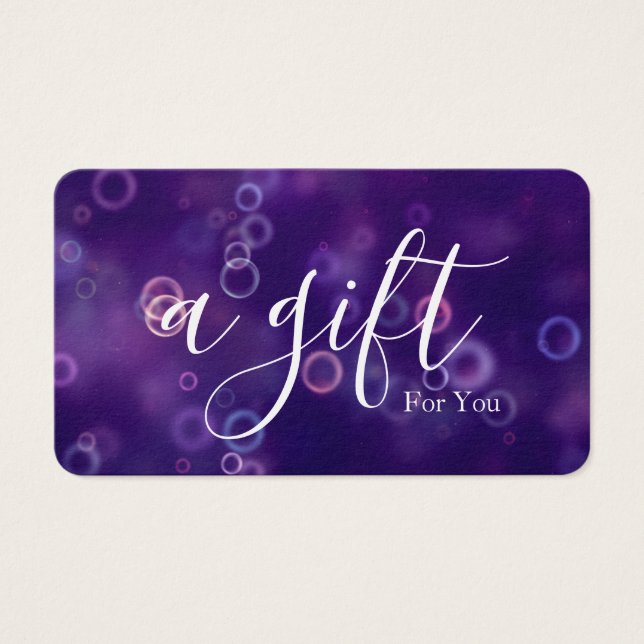 Simple & Modern Business Gift Certificate (Front)