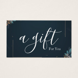 Simple & Modern Business Gift Certificate