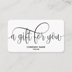 Simple & Modern Business Gift Certificate