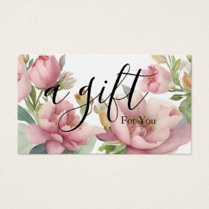 Simple & Modern Business Gift Certificate
