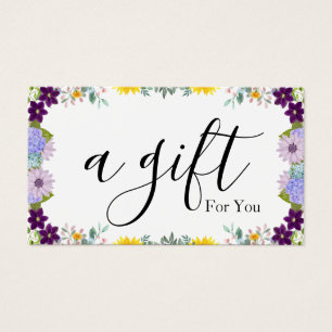 Simple & Modern Business Gift Certificate