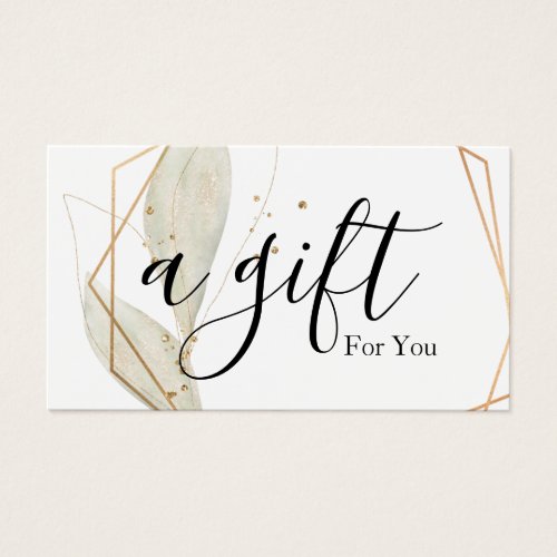 Simple  Modern Business Gift Certificate