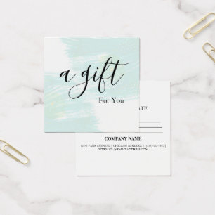 Simple & Modern Business Gift Certificate