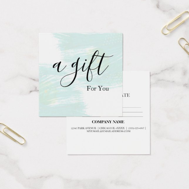 Simple & Modern Business Gift Certificate (Office)