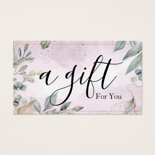 Simple & Modern Business Gift Certificate