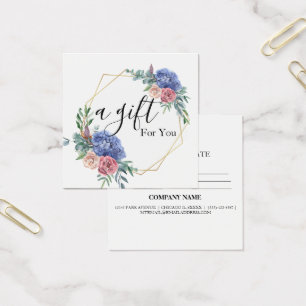 Simple & Modern Business Gift Certificate