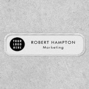 Simple Modern Business Logo Employee Custom Patch