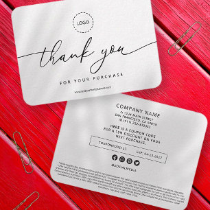 Simple Modern Business Promo Coupon Ad Campaign Note Card