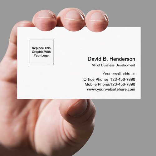 Simple Modern Business Template Business Card