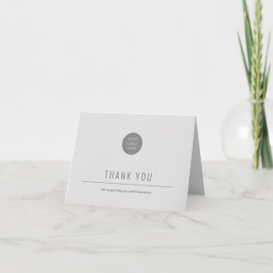 Simple-Modern- Business Thank You Card-Folded Card