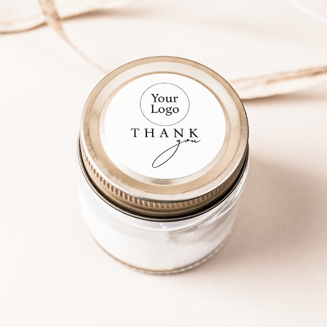 Simple Modern Business Thank you Product Label  (Creator Uploaded)
