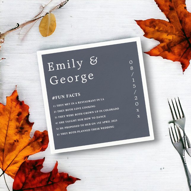 Simple Modern Calligraphy Classy Elegant Wedding Napkins (Creator Uploaded)