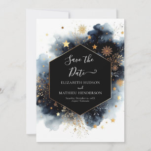Simple Modern Celestial Wedding Save The Date