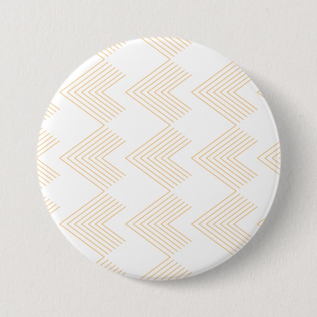 Simple, modern chevron arrow shape graphic pattern button (Front)