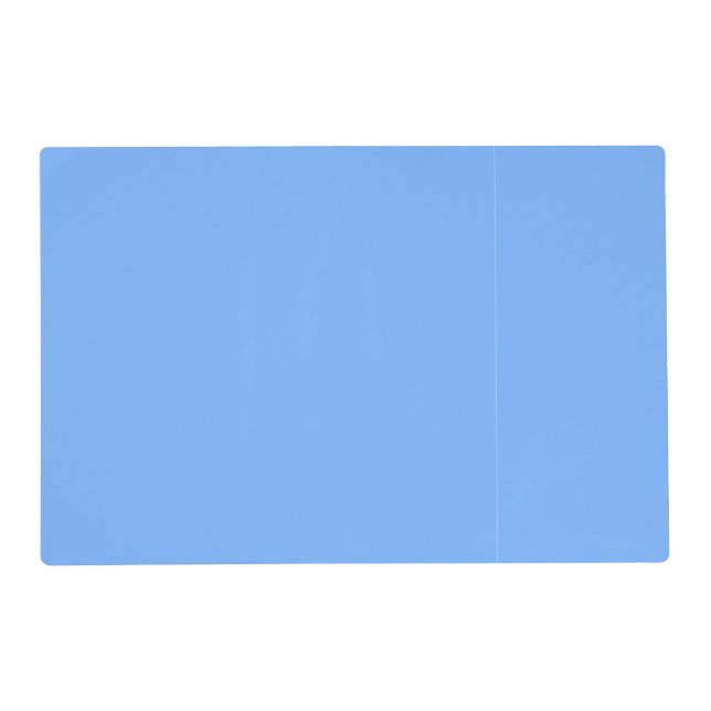 Simple Modern Chic French Blue Placemat (Front)
