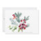 Simple Modern Christmas Snow White Greeting Photo