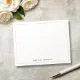 Simple Modern Classy personalized Stationery Note Card | Zazzle