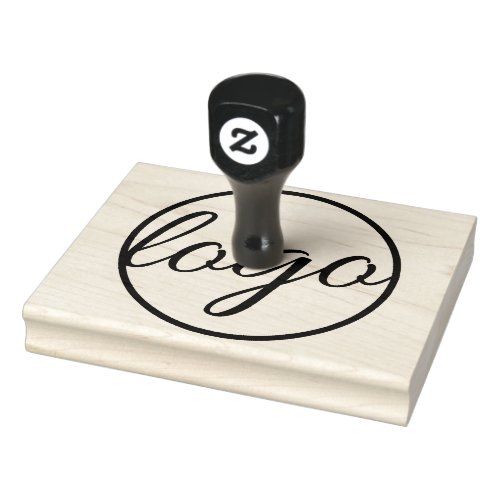 Simple Modern Company Branding Business Logo Rubber Stamp