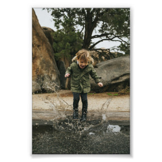 Simple Modern Cool custom photo  Print