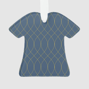 Simple, modern, cool, trendy curvy, wavy lines ornament