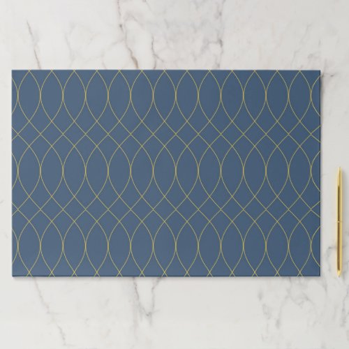 Simple modern cool trendy curvy wavy lines paper pad