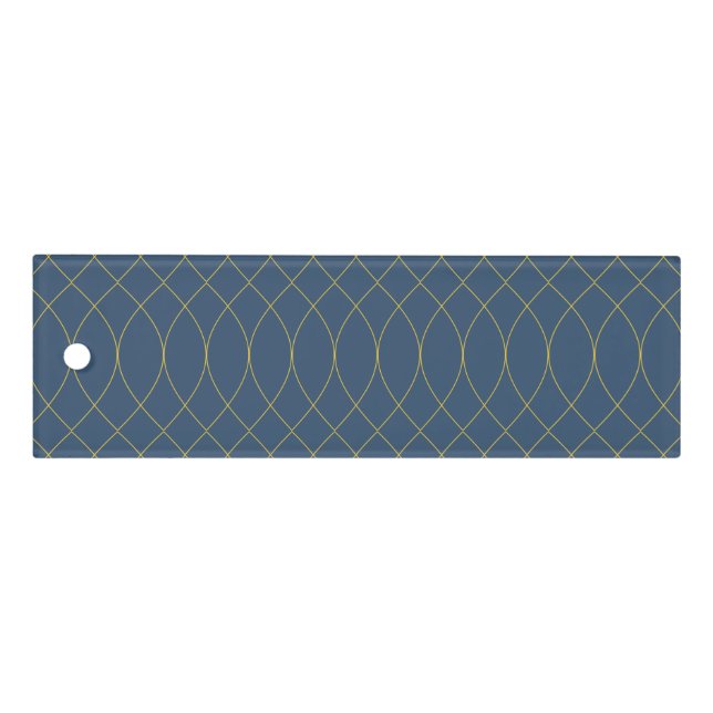 Simple, modern, cool, trendy curvy, wavy lines ruler (Front)