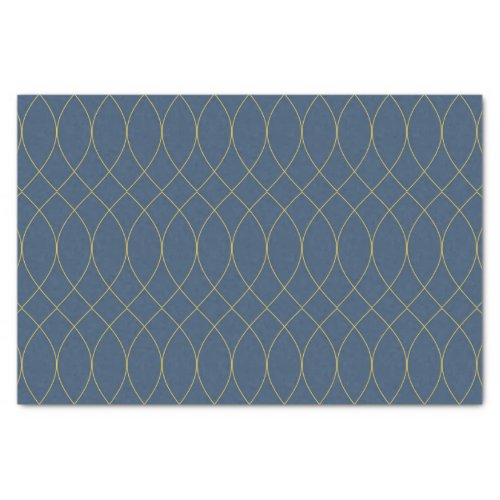 Simple modern cool trendy curvy wavy lines tissue paper