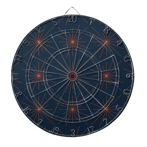 Simple modern cool trendy light  star abstract dart board