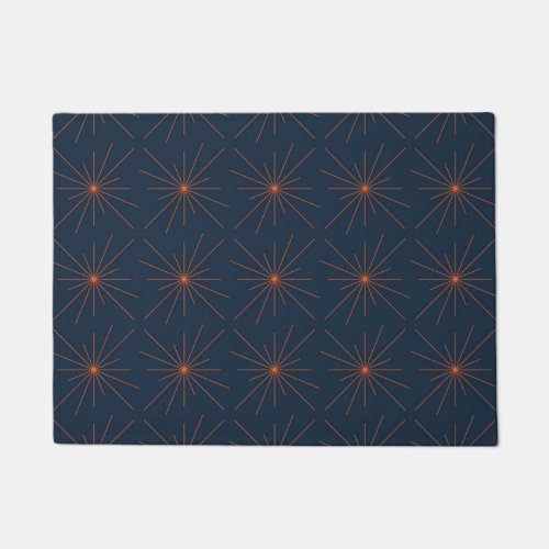 Simple modern cool trendy light  star abstract doormat