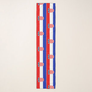 Simple Modern Croatia National Flag Apparel Scarf