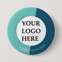 Simple Modern Custom Blue Green Logo
