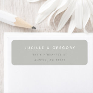 Personalized Address Stickers 12:13 Monogram Return Address Labels Modern Return Address Label Wedding Address Labels