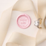Simple Modern Custom Initials Wedding Date Wax Seal Stamp<br><div class="desc">Simple Modern Custom Initials Wedding Date Wax Seal Stamp</div>