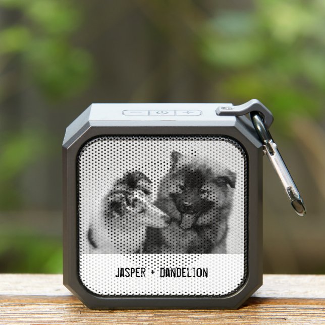 Simple, Modern Custom Pet or People Photo Bluetooth Speaker (Insitu(Outdoor))