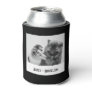 Simple, Modern Custom Pet or People Photo Can Cooler