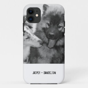 Simple, Modern Custom Pet or People Photo iPhone 11 Case