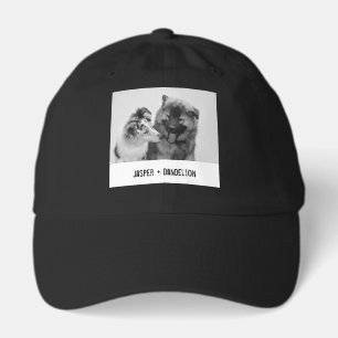 Simple, Modern Custom Pet or People Photo Hat