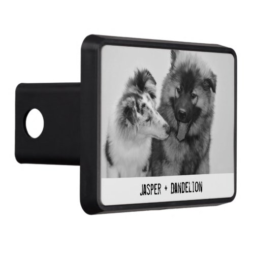 Simple Modern Custom Pet or People Photo Hitch Cover