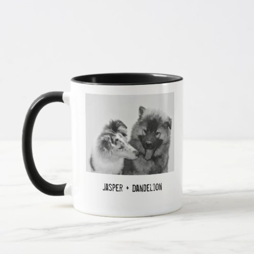 Simple Modern Custom Pet or People Photo Mug