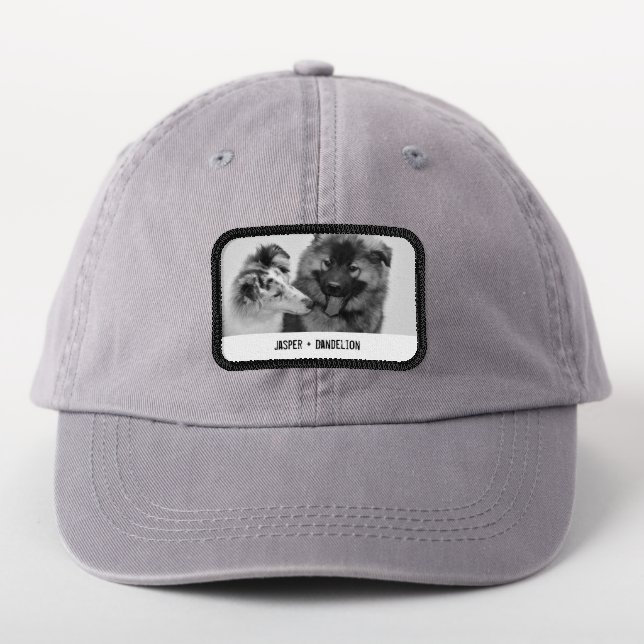 Simple, Modern Custom Pet or People Photo Patch (On Headwear)