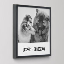 Simple, Modern Custom Pet or People Photo Peel And Stick Photo Tile