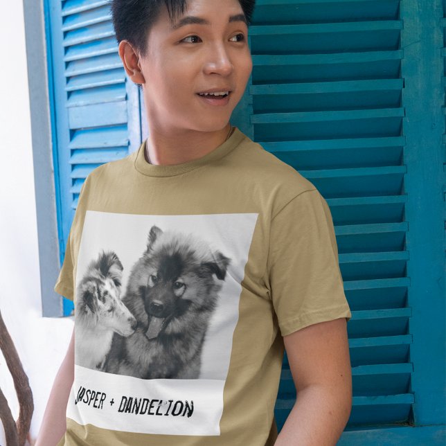 Simple, Modern Custom Pet or People Tri-Blend Shirt (Creator Uploaded)